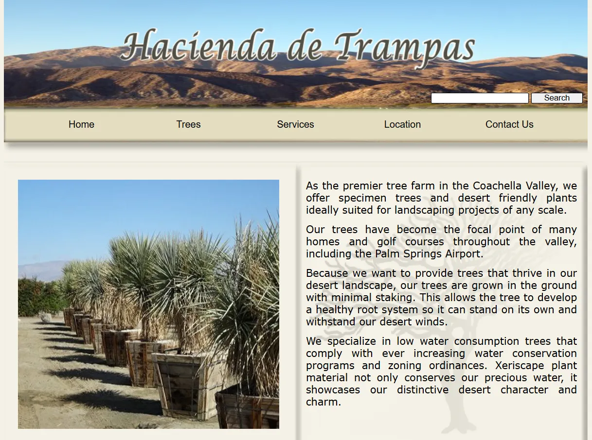 Exclusive sales for Trampas Trees / Hacienda de Trampas in Thermal, CA